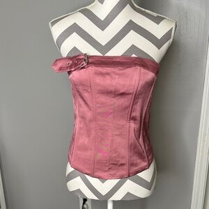 Guess Pink Strapless Top